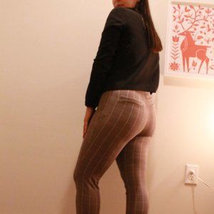 High-Rise Skinny Ankle Length Pants